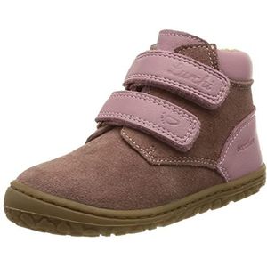 Lurchi NINO Barefoot halflange laarzen voor babymeisjes, roze, 23 EU