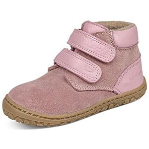 Lurchi NINO Barefoot halflange laarzen, roze, 25 EU
