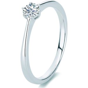 Luna Creation - Ring - Dames - Witgoud 14K - Diamant - 0.25 ct - 1A331W456-1-56