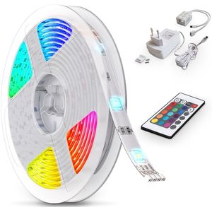 LED Strip - 5 Meter - RGB - Dimbaar - IP20
