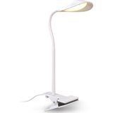 B.K.Licht - Bureau Klemlamp - wit - leeslamp met klem - 3.000K - 4.5W