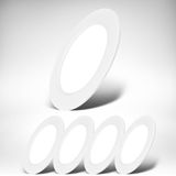 Ultraplatte Inbouwspots - Set van 5 - Wit - LED - 6W per Spot