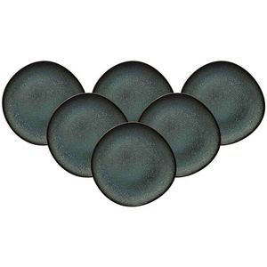 Villeroy & Boch Lave Gris Ontbijtbord 23 cm (6-Delig)
