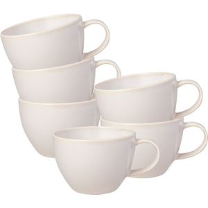 Koffiekop Villeroy & Boch Crafted Cotton Crème (Set van 6)
