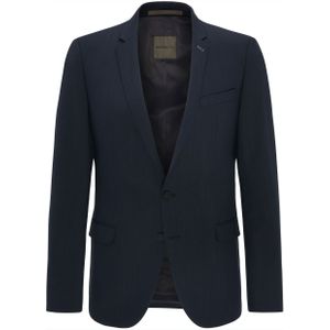 Benvenuto - Slim Fit Colbert - Gemêleerd - Polyester/Wol