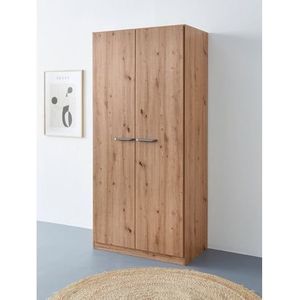 OTTO Draaideurkast Kledingkast VANDOR in drie breedtes, hoogte 197 cm, grepen in grijs metallic made in germany
