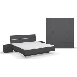 INOSIGN BY RAUCH Schlafzimmer-Set "Komplettschlafzimmer Schlafzimmer Challenger (Set 4-teilig)", Schrank 2 Breiten, Bett 3 Breiten, 2 Nachttische MADE IN GERMANY