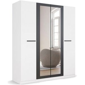 rauch Drehtürenschrank »Kleiderschrank Schrank Garderobe Garderobenschrank Stauraumwunder MODI«, optional mit Spiegel MADE IN GERMANY
