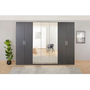rauch Drehtürenschrank "Koluna", mit Spiegel, inkl. 2 Innenschubladen sowie extra Böden