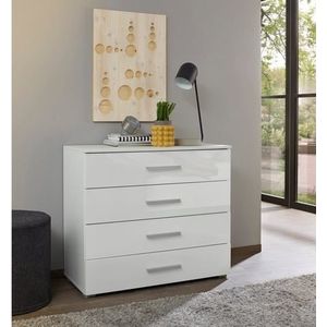 rauch Schubkastenkommode »Sideboard Kommode Schubkastenkommode KOLUNA Hochglanzfront«, Breite 93 cm mit 4 großen Schubladen für viel Stauraum MADE IN GERMANY