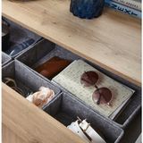 rauch Schubkastenkommode »Sideboard Kommode Schubkastenkommode KOLUNA mit Glasfront«, Breite 93 cm mit 4 großen Schubladen für viel Stauraum MADE IN GERMANY