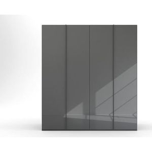 rauch Draaideurkast Skat Meridian Glazen voorkant, incl. binnenspiegel en 4 lades aan de binnenkant