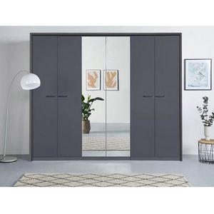 rauch Drehtürenschrank "Oteli", mit Mittelspiegel und Passepartout optional mit Beleuchtung