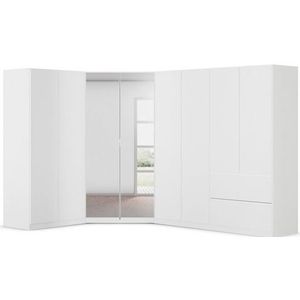 rauch Schrank-Set Kleiderschrank Schrank Garderobe Wäscheschrank COSTA mit Spiegel, viel Platz, grifflose Front und Push-to-Open Funktion MADE IN GERMANY