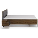 Bettanlage  Barea ¦ schwarz ¦ Maße (cm): B: 282 H: 95 Betten > Doppelbetten - Sconto