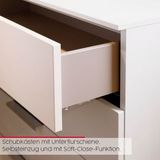 Sideboard  ¦ weiß ¦ Maße (cm): B: 199 H: 100 Kommoden & Sideboards > Sideboards - Höffner
