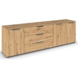 rauch Schubkastenkommode »Kommode Türkommode Sideboard Kombikommode FLIPP«, (Breite 200 cm mit 2 Einlegeböden), 3-türig mit 3 Schubladen und Soft-Close-Funktion