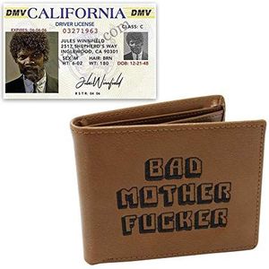 Close Up Pulp Fiction Bad Motherfucker portemonnee met muntvak en rijbewijs replica