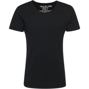 Key Largo - Shirt 'Bread' - Zwart - T-shirt