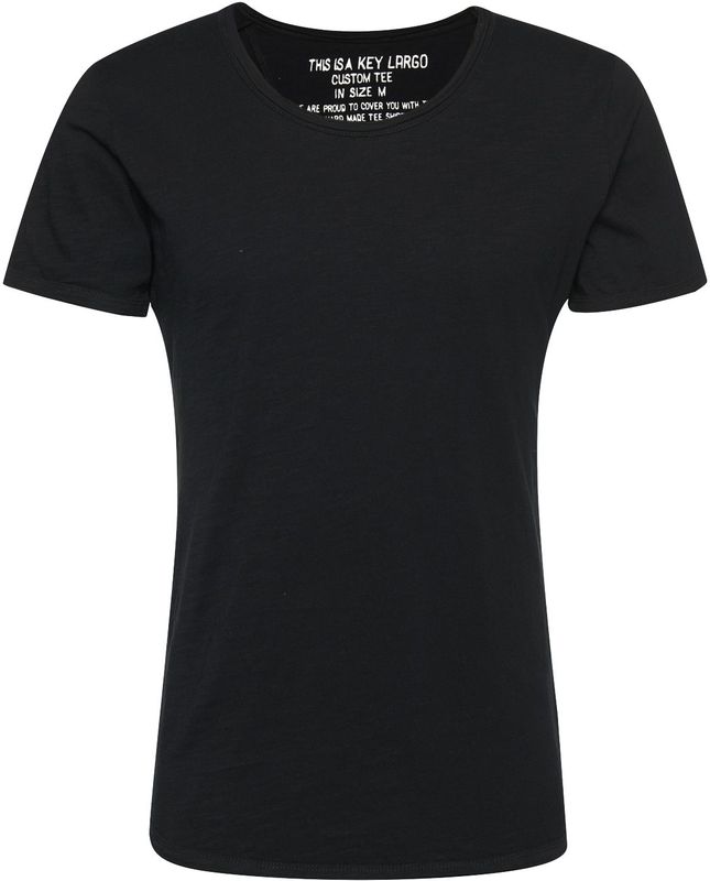 Key Largo - Shirt 'Bread' - Zwart - T-shirt