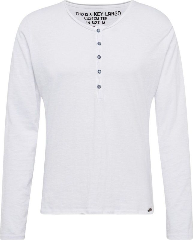 Key Largo Shirt 'MLS00038'  wit
