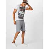 KEY LARGO - Mt Montana Round T-shirt - Wit - Heren