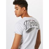 KEY LARGO - Mt Montana Round T-shirt - Wit - Heren