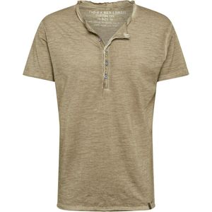 Key Largo - T-shirt - Katoen - Ronde Hals - Knoopsluiting - Basic Design