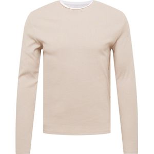 Keylargo - Fijne Gebreide Trui - Katoenpolyestermix - Ronde Hals - Gelaagde Look