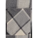 KEY LARGO - KLPALERMO - Overhemd - Wit/Grijs - Tissu Doux