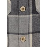 KEY LARGO - KLPALERMO - Overhemd - Wit/Grijs - Tissu Doux