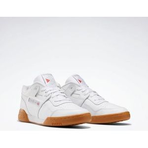 Reebok Workout Plus, sportschoenen voor heren, meerkleurig (White Carbon Classic Red Reebok Royal Gum), 37.5 EU