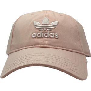 Adidas - Trefoil Cap- Pet - Roze/Wit - Dames - Maat OSFW - One Size
