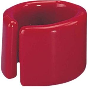 neoLab 3-1635 lood/polyvinylchloride verzwaringsmanchet voor potten, 59 mm binnen Ø, 240 g gewicht, rood