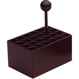 NeoLab 2-2508 verwarmingsblok aluminium, 24 verdiepingen 13 mm diameter voor reageerbuisjes