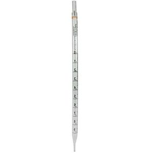 neoLab Moonlab 4-0133 Serologische pipetten, individueel steriel verpakt, 10 ml volume, 320 mm lengte, transparant/oranje/zwart, 200 stuks