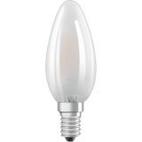 OSRAM 4058075090682 LED-lamp Energielabel E (A - G) E14 Kaars 4 W = 40 W Warmwit (Ø x l) 35 mm x 100 mm Filament / Retro-LED 5 stuk(s)