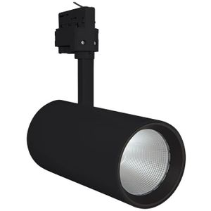 LEDVANCE Led-spot voor netrail | lamp voor gebruik binnenshuis | koud wit | 95 mm x 297 mm | tracklight SPOT D95 55 W zwart