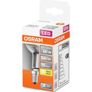 OSRAM 4058075126022 LED-lamp Energielabel F (A - G) E14 Reflector 4.3 W = 60 W Warmwit (Ø x l) 50 mm x 85 mm 1 stuk(s)
