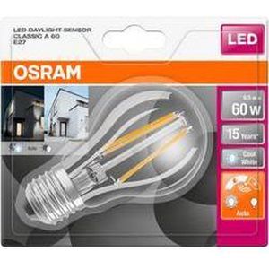 OSRAM 4058075162211 LED-lamp Energielabel A+ (A++ - E) E27 Peer 7 W Koudwit (Ø x l) 60.0 mm x 105.0 mm 1 stuk(s)