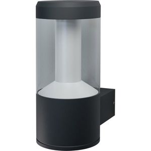 Ledvance LED Wandlamp Endura Stijl Lantaarn Modern Donker Grijs 12W 610lm - 830 Warm Wit