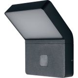 Ledvance - Wandlamp Endura Wall Wide Pir 12W G - Grijs