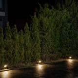 LEDVANCE Endura Garden Led-tuinlamp voor buiten, mobiele schijnwerper met grondpen, ideaal als tuinprojector, aluminium, donkergrijs, warm wit (3000 K) 20 W, IP65-bescherming, Endura Garden