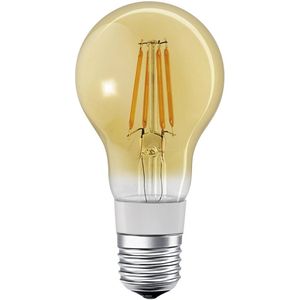 LEDVANCE LED lamp | Lampvoet: E27 | Warm wit | 2400 K | 6 W | SMART+ Filament Classic Dimmable [Energie-efficiëntieklasse A++]