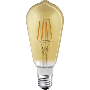 LEDVANCE LED lamp | Lampvoet: E27 | Warm wit | 2400 K | 6 W | SMART+ Filament Edison Dimmable [Energie-efficiëntieklasse A++]