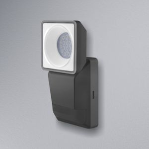 Ledvance LED Breedstraler Endura Spot Zwart 8W 750lm 50D - 840 Koel Wit | IP55 - Bewegings- en lichtsensor - Symmetrisch