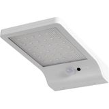 LEDVANCE LED-lamp op batterijen, buitenverlichting, koud wit, geïntegreerd zonnepaneel met bewegingssensor, zonne-energie met deur
