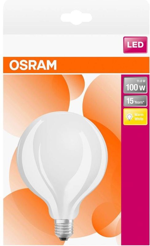 Osram - LED Retrofit Classic Globe125 - Lamp - Warmwit - 11 Watt - 1521 Lumen