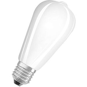 OSRAM LED lamp | Lampvoet: E27 | Warm wit | 2700 K | 4,50 W | mat | LED Retrofit CLASSIC ST [Energie-efficiëntieklasse A++]