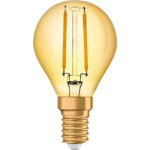 OSRAM LED lamp | Lampvoet: E14 | Warm wit | 2400 K | 2,50 W | helder | Vintage 1906 LED [Energie-efficiëntieklasse A++]